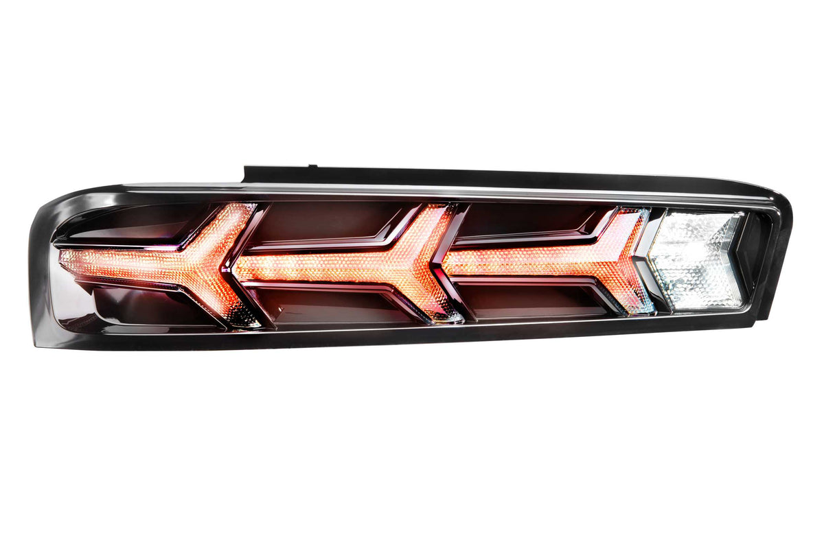 Morimoto - XB LED Tail Lights: Chevrolet Camaro (16-18) (Pair / Lambo / Smoked) - LF401