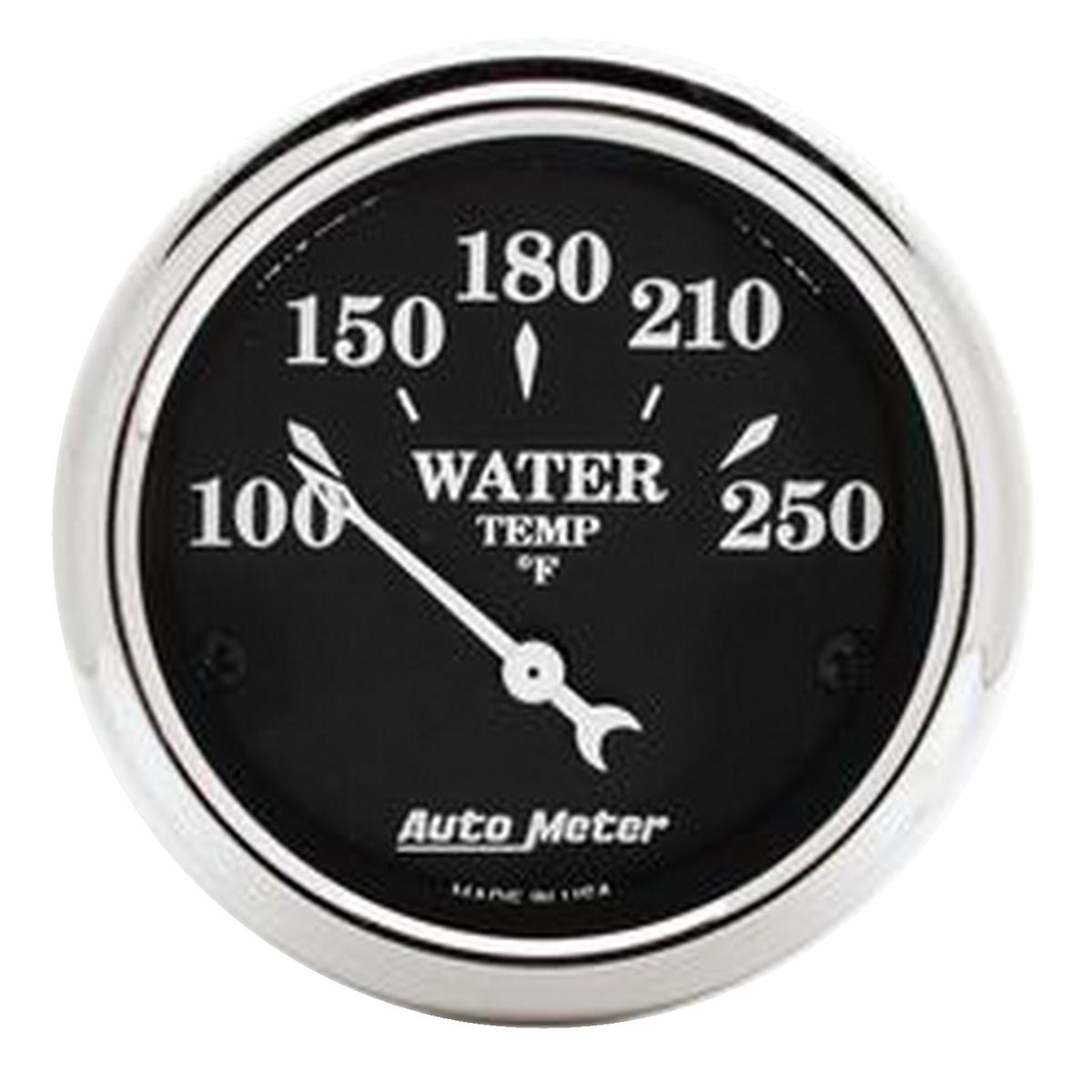 Autometer 40-46 Chevrolet Truck 5 Gauge Dash Kit (MPH/FUEL/OILP/WTMP/BAT) - Old Tyme Black - 7057-OTB