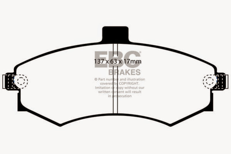 EBC 02-06 Hyundai Elantra 2.0 Ultimax2 Front Brake Pads - UD941