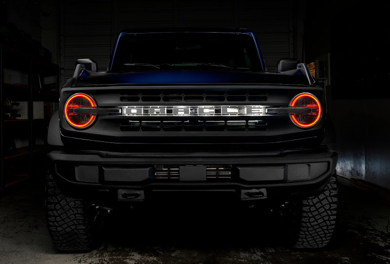 Oracle 2021 Ford Bronco DRL Upgrade w/ Halo Kit - ColorSHIFT w/ BC1 Controller SEE WARRANTY - 1468-335