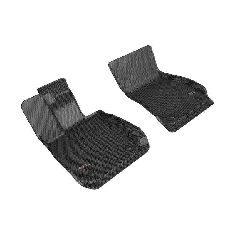 3D Maxpider 2020+ BMW 8 Series Coupe/Convertible RWD Kagu 1st Row Floormat - Black - L1BM11011509