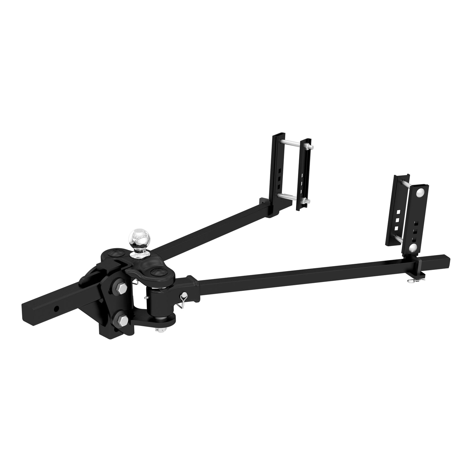 CURT 17501 TruTrack 4P Weight Distribution Hitch with 4x Sway Control, Up to 15K, 2-In Shank, 2-5/16-Inch Ball