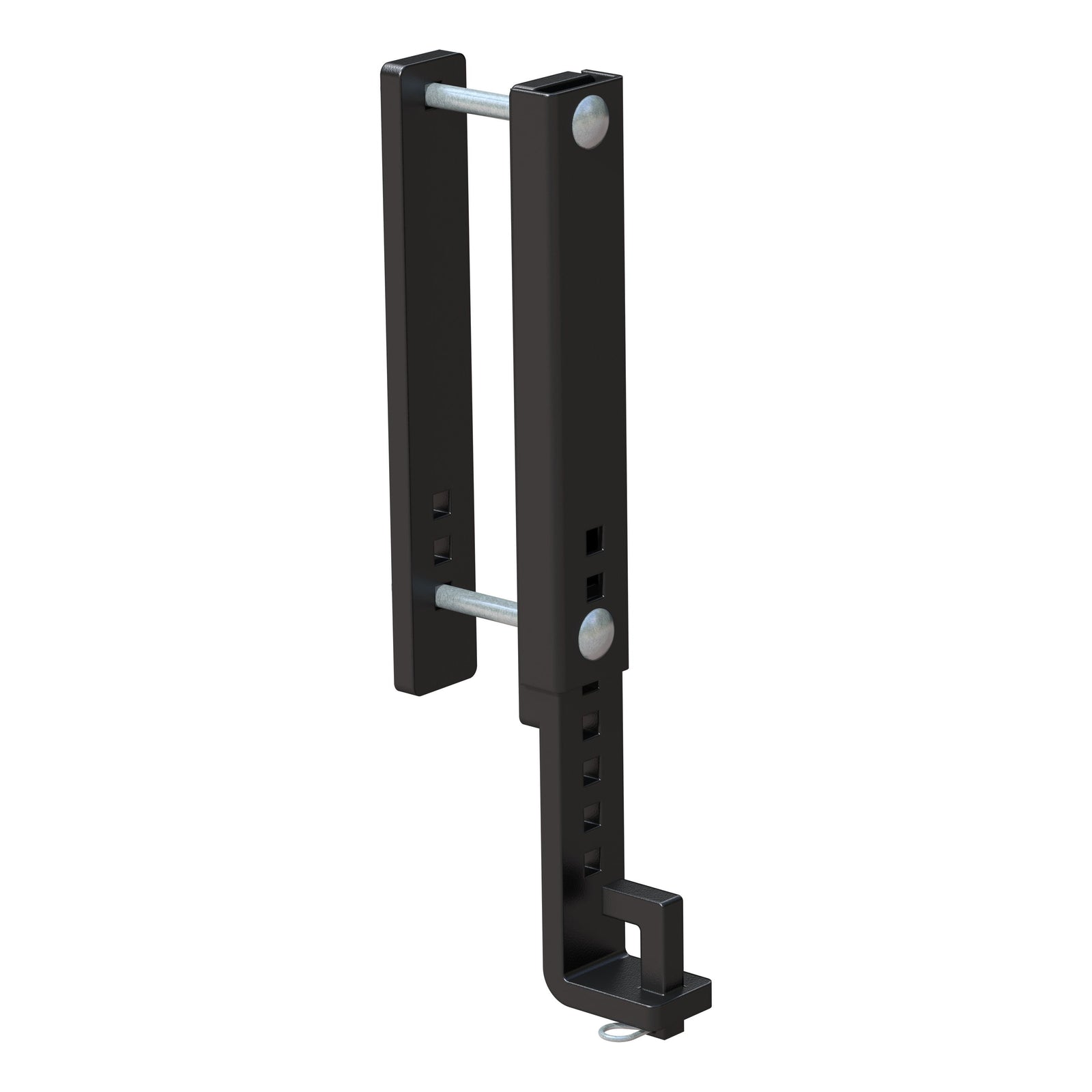 CURT TruTrack Heavy-Duty Adjustable Weight Distribution Hitch Support Brackets (2-Pack) Fits 10-Inch Trailer Frames - 17519