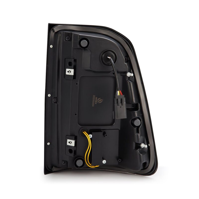 AlphaRex 19-21 Dodge Ram 1500 Luxx-Series LED Tail Lights Black w/Activ Light/Seq Signal - 640040