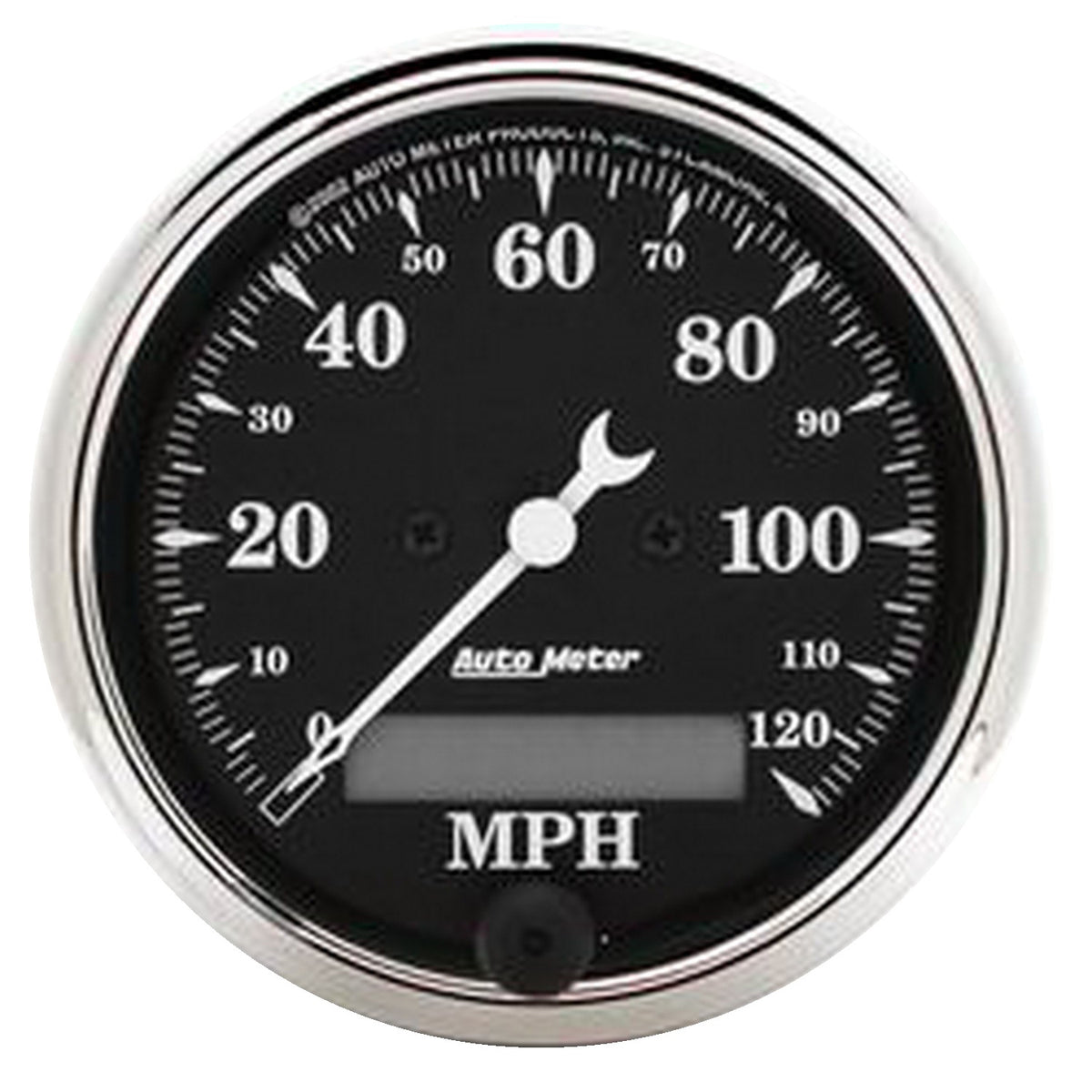 Autometer 40-46 Chevrolet Truck 5 Gauge Dash Kit (MPH/FUEL/OILP/WTMP/BAT) - Old Tyme Black - 7057-OTB