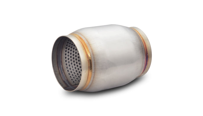 Vibrant SS Race Muffler 3.5in inlet/outlet x 5in long - 17965