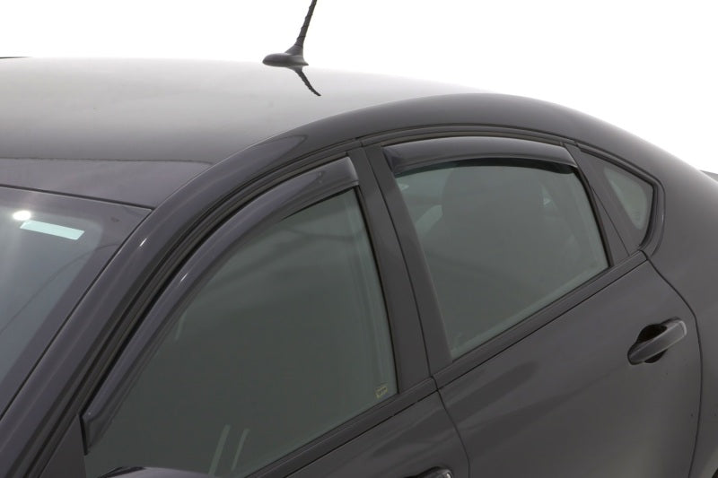 AVS 13-16 Dodge Dart Ventvisor In-Channel Front &amp; Rear Window Deflectors 4pc - Smoke - 194529