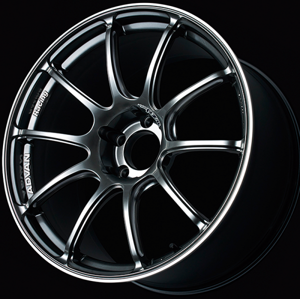 Advan GT Beyond 18x10 +25 5-114.3 Racing Titanium Black Wheel - YAQB8K25ETB by Advan
