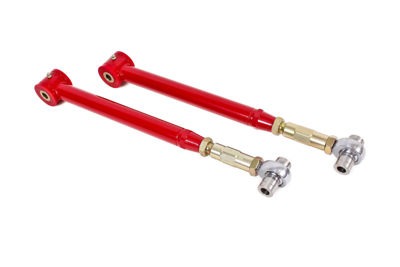 BMR 05-14 S197 Mustang On-Car Adj. Lower Control Arms / Rod End Combo (Polyurethane) - Red - TCA021R for 2005-2014 Ford Musta
