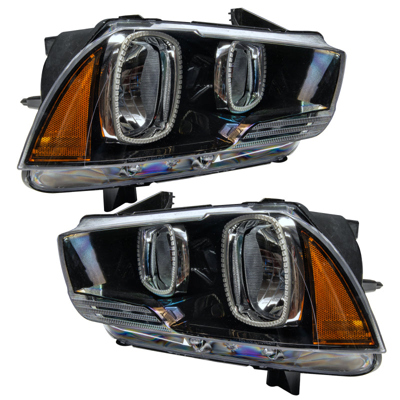 Oracle 11-14 Dodge Charger SMD HL (Non-HID) - ColorSHIFT w/o Controller SEE WARRANTY - 7123-334
