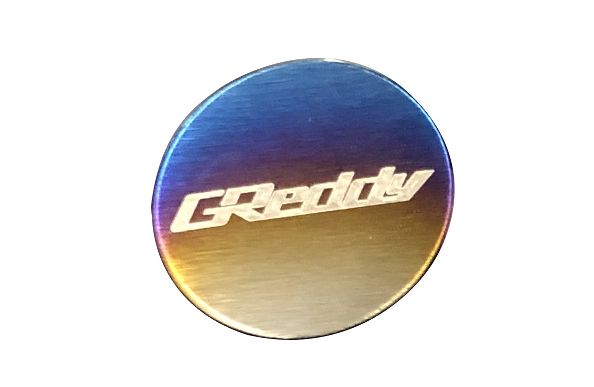 GReddy - Titanium GReddy Disk Emblem - for Type-A Shift Knob - 18000204