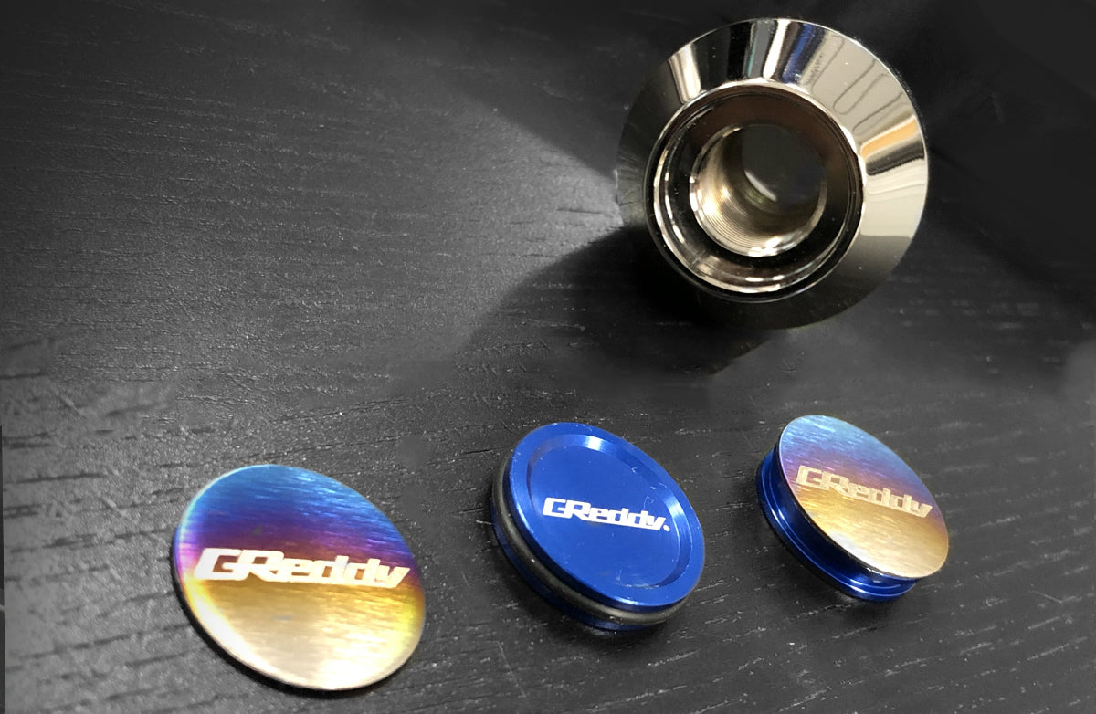 GReddy - Titanium GReddy Disk Emblem - for Type-A Shift Knob - 18000204