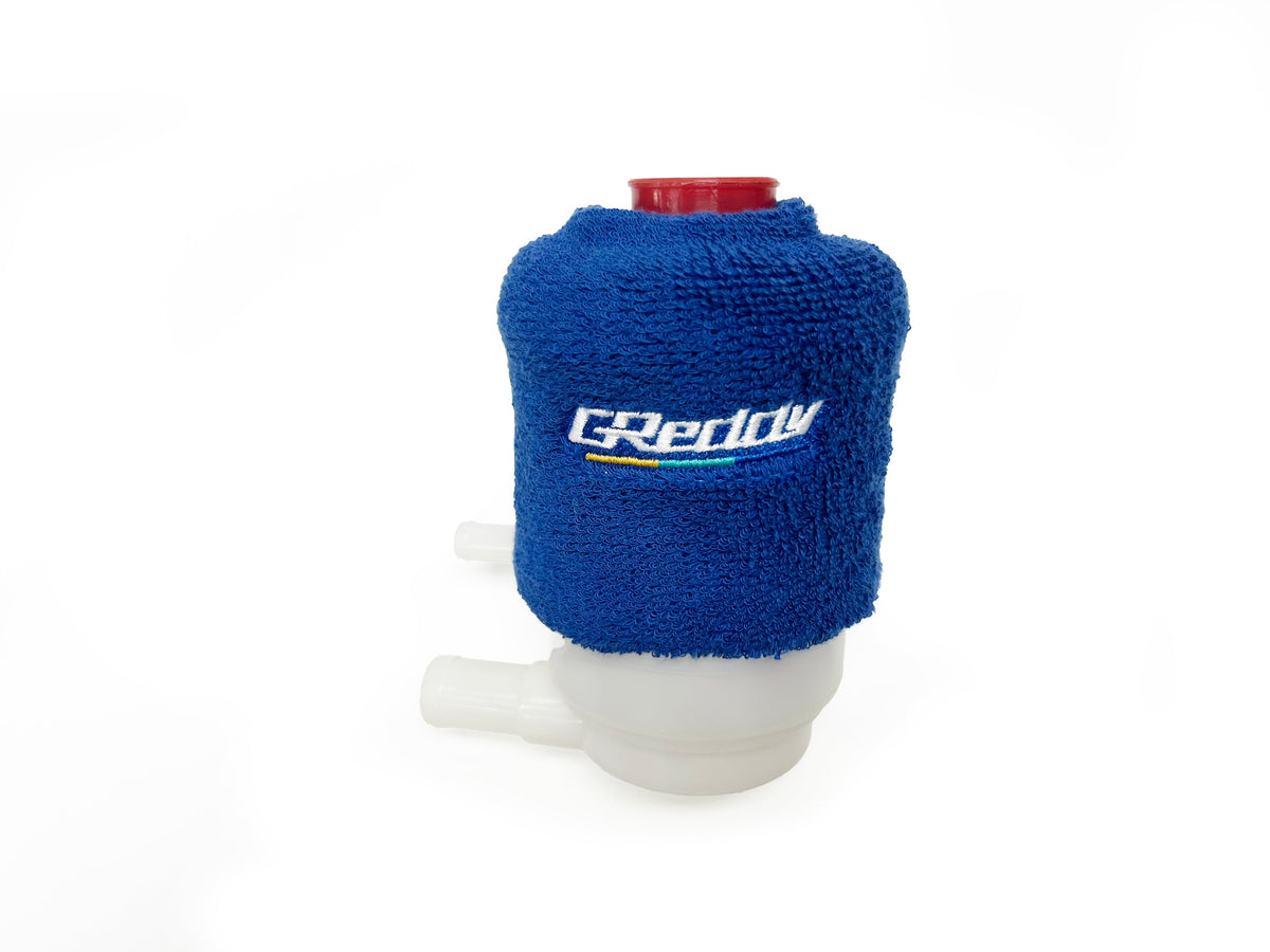 GReddy - GReddy Reservoir Cover(s) - Blue and Black - 18001898