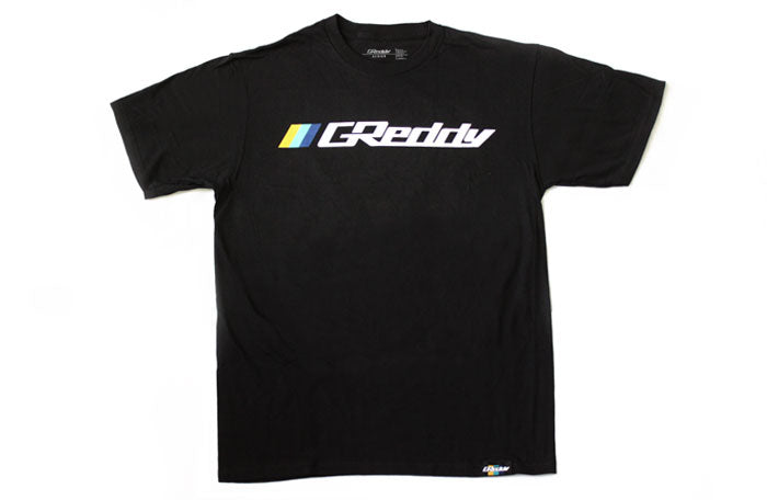 GReddy - GReddy OG Logo Tee (with 3 stripes) - Black - 18016014