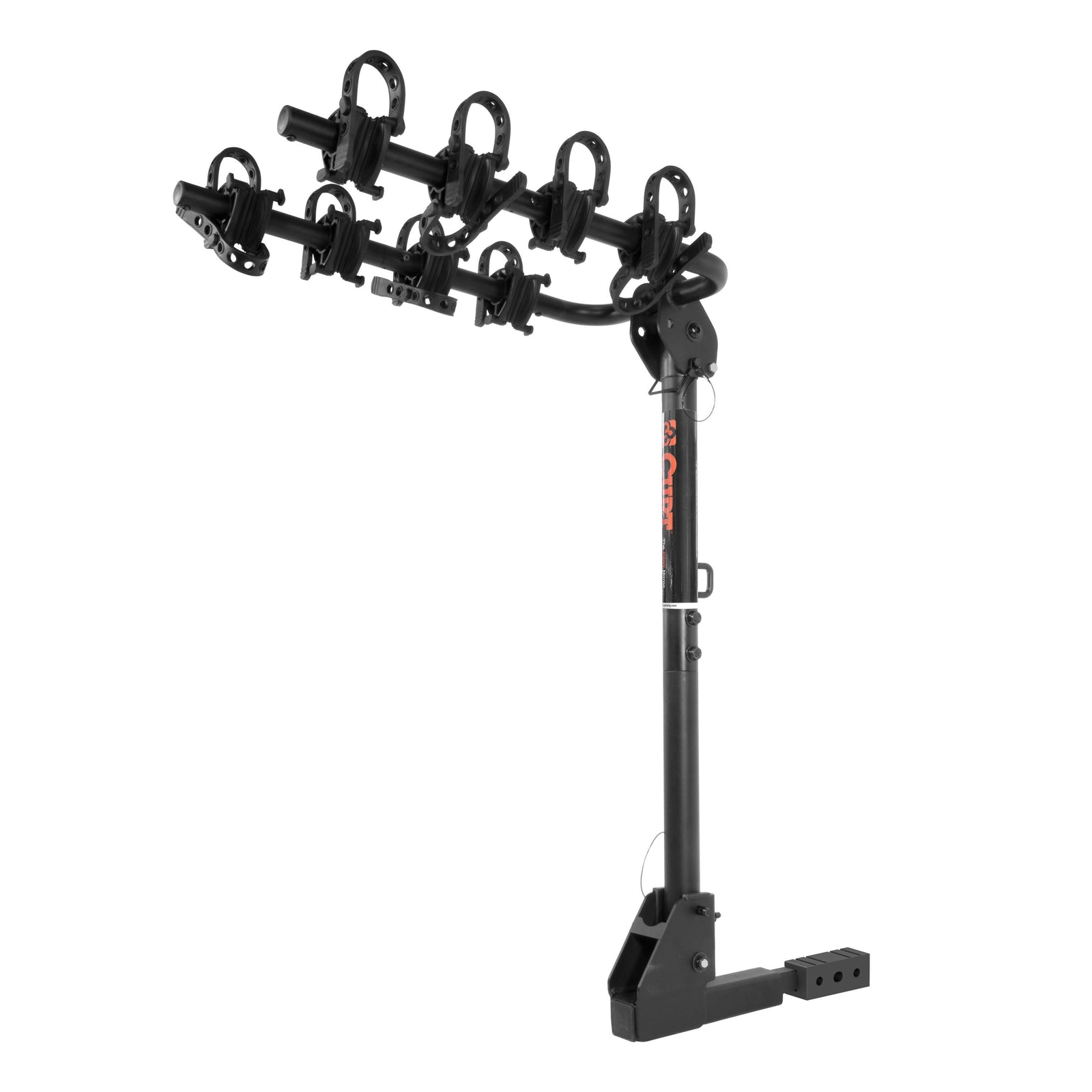 CURT 18030 Extendable Trailer Hitch Bike Rack Mount, Fits 1-1/4, 2-Inch Receiver, 2 or 4 Bicycles