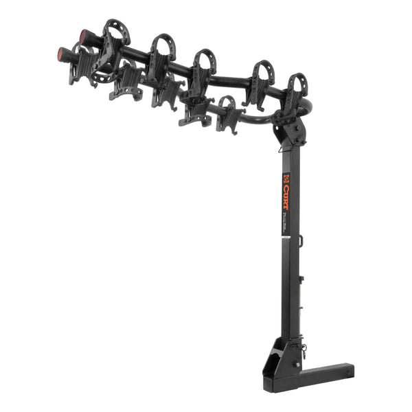 CURT 18065 Premium Trailer Hitch Bike Rack Mount, Fits 2-Inch Receiver, 5 Bicycles