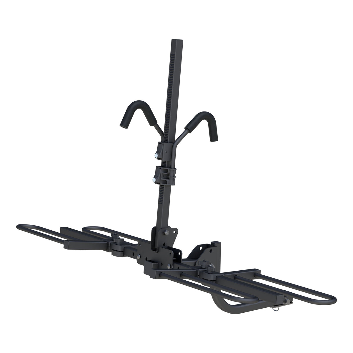 CURT 18085 Secure Locking Tray-Style Trailer Hitch Bike Rack Mount, 2 Bikes, Fits 1-1/4, 2-Inch Receiver