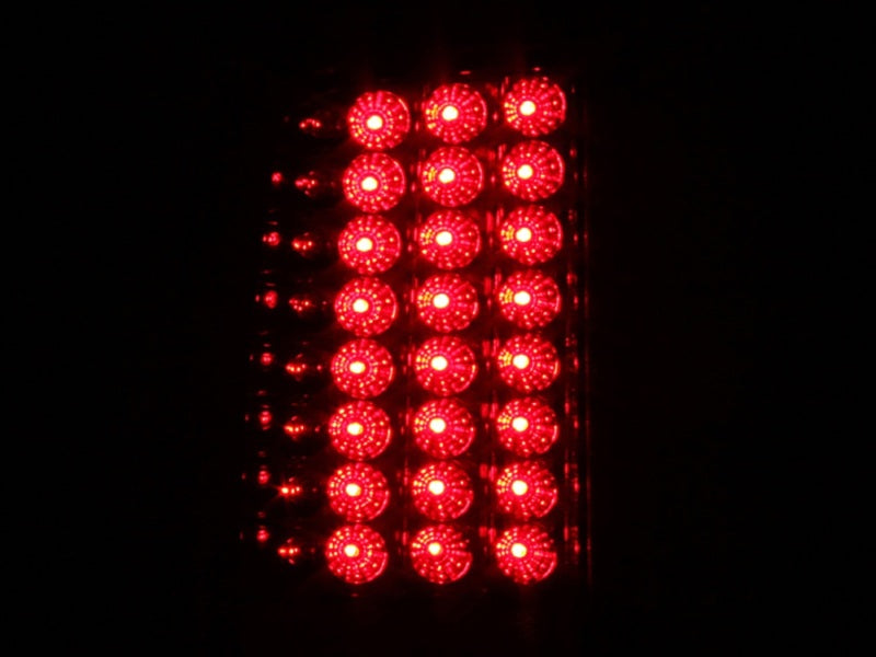 ANZO 2008-2015 Ford F-250 LED Taillights Red/Clear - 311050