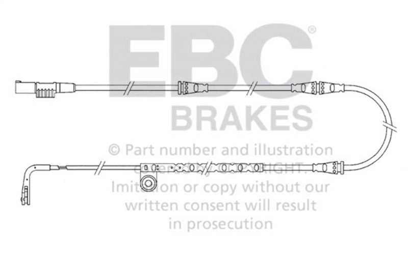 EBC 2005-2006 Land Rover Range Rover Sport 4.4L Front Wear Leads - EFA151