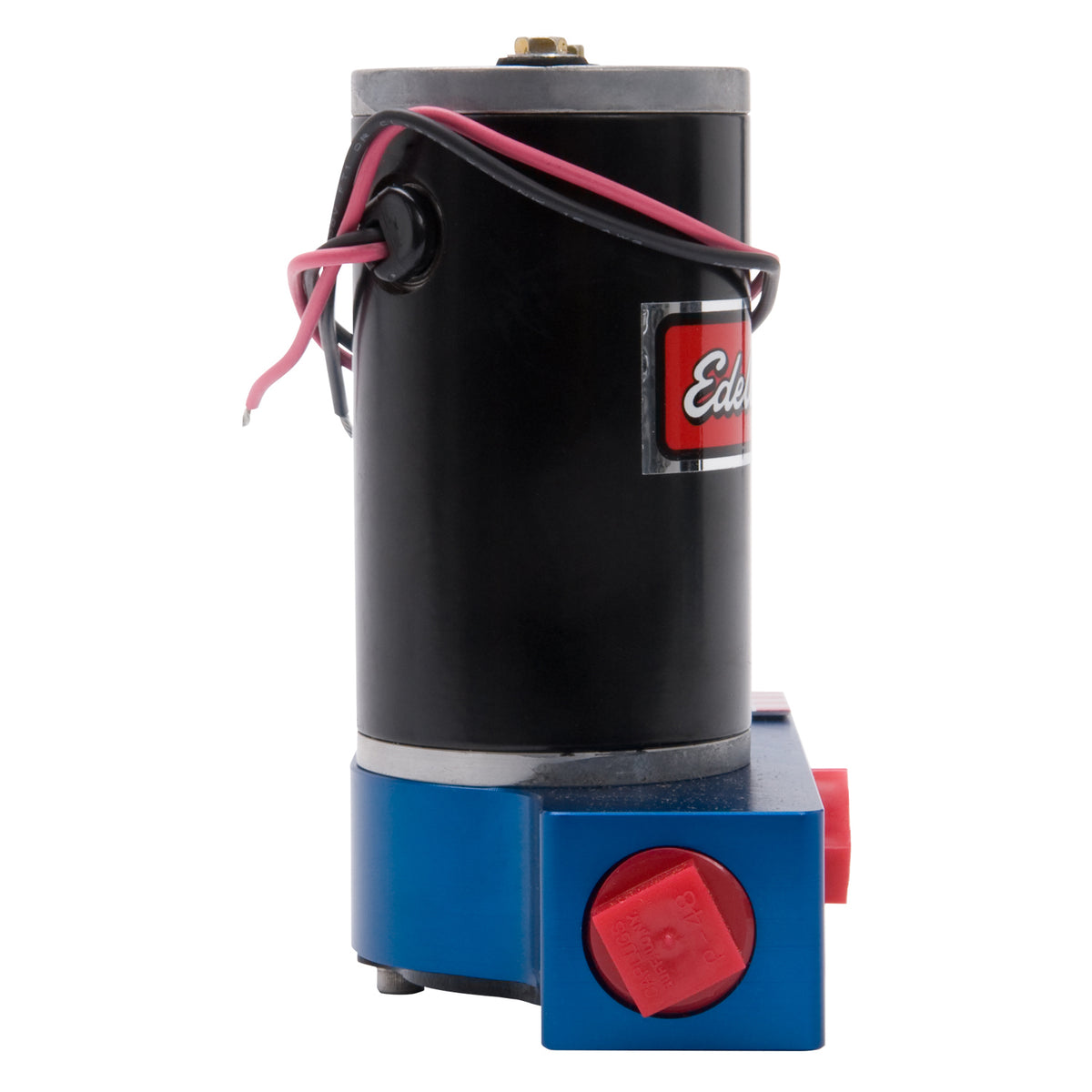 Edelbrock Fuel Pump Electric Quiet-Flo Carbureted 160GPH 1/2In In 1/2In Out 160 GPH Blue - 182062