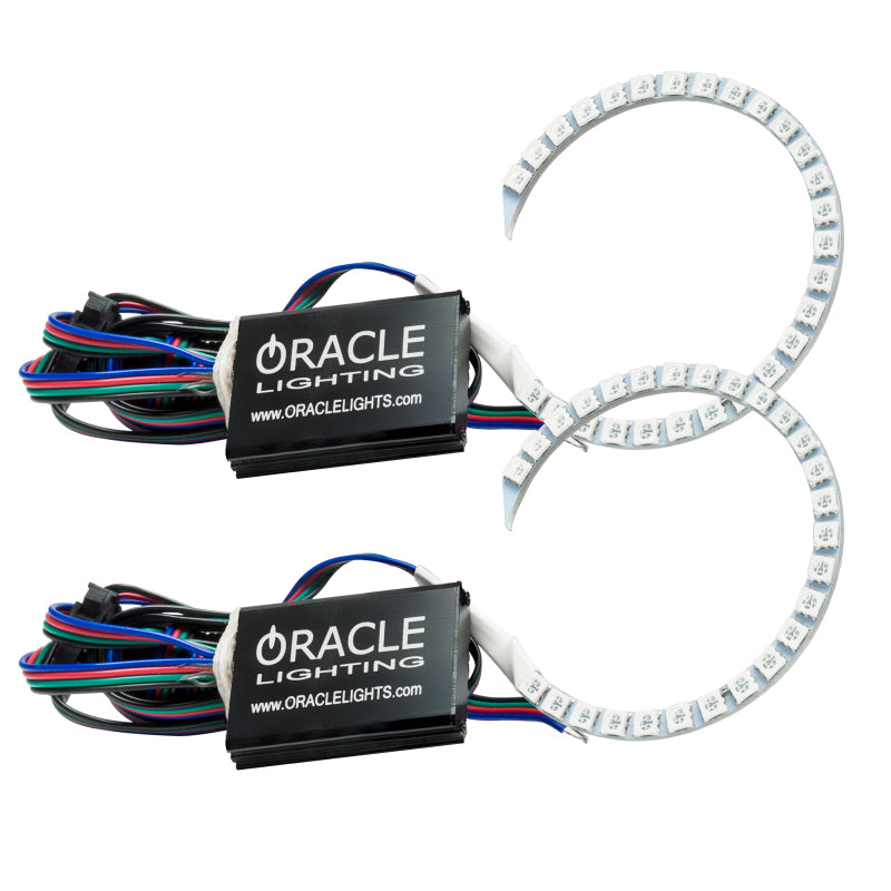 Oracle 18-21 Ford Mustang LED Headlight Halo Kit - ColorSHIFT w/o Controller SEE WARRANTY - 1347-334