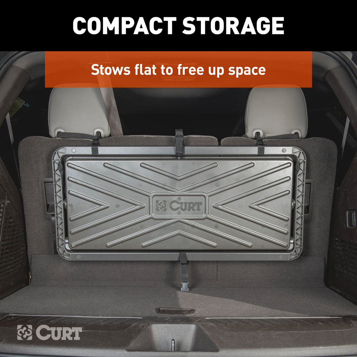 CURT 18425 Pakka Cargo Caddie Seat Back Organizer Tray, 34" x 14"