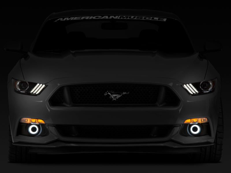 Raxiom 15-17 Ford Mustang LED Halo Fog Lights (w/ Factory Fog Lights) - 398032