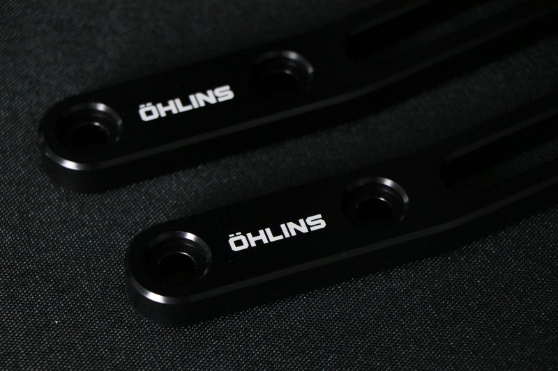 Ohlins 14-26 Harley FL Touring STX 36 Twin Blackline 12in Blk Reservoir Shocks - Heavy Duty Springs - HD 050S2