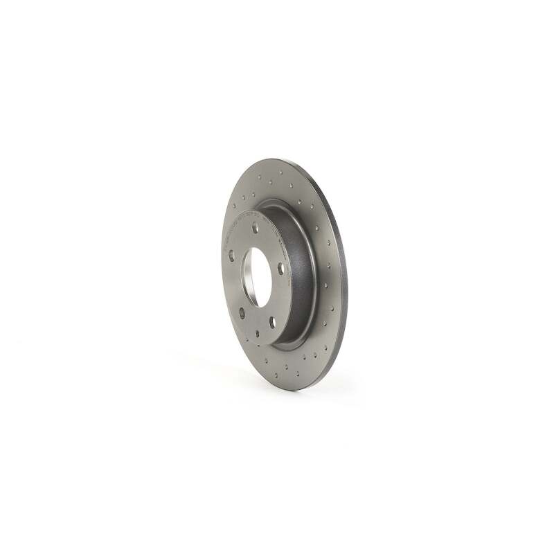 Brembo OE 14-23 Mazda 3 XTRA Drilled Rear Disc Brake Rotor - 08.C653.1X