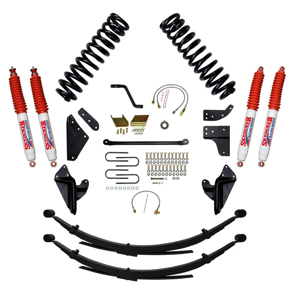 Skyjacker 80-96 Ford Bronco 8 In Suspension Lift Kit With Adx M2.0 Aluminum Monotube Shocks - 188BK-AXM