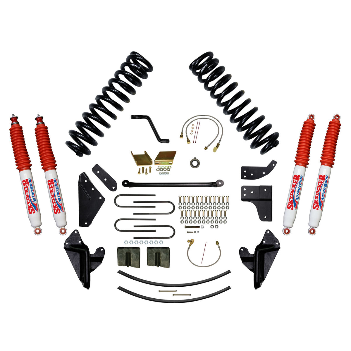 Skyjacker 80-96 Ford F-150 8 In Suspension Lift Kit With Adx M2.0 Aluminum Monotube Shocks - 188P2K-AXM