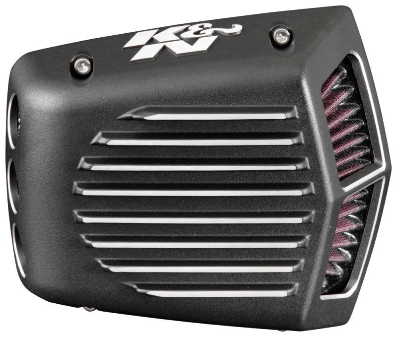 K&N Street Metal Intake System for 08-16 Harley Davidson Touring Models - Shaker Black - RK-3951 for 2008-2016 Harley-Davidso