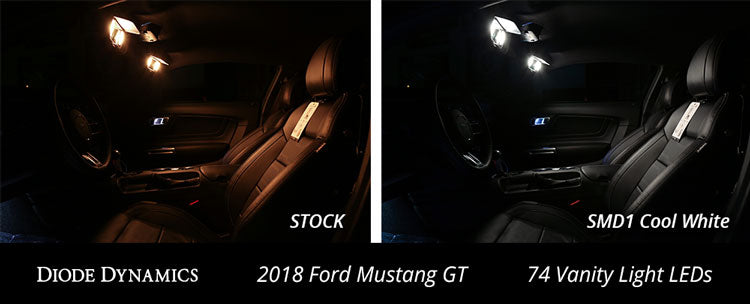 Diode Dynamics - Vanity Light LEDs for 2015-2023 Ford Mustang (four) - DD0121Q