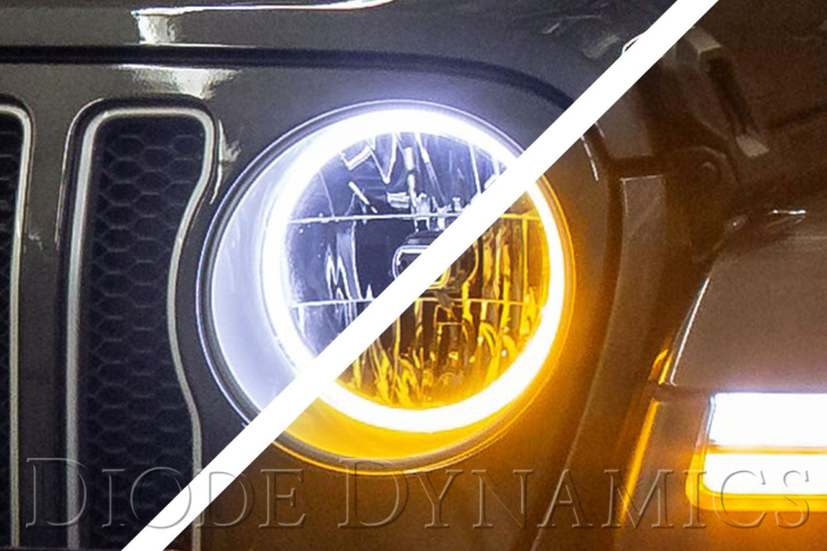 Diode Dynamics Halo Lights LED 185mm Switchback (Pair) - DD2241