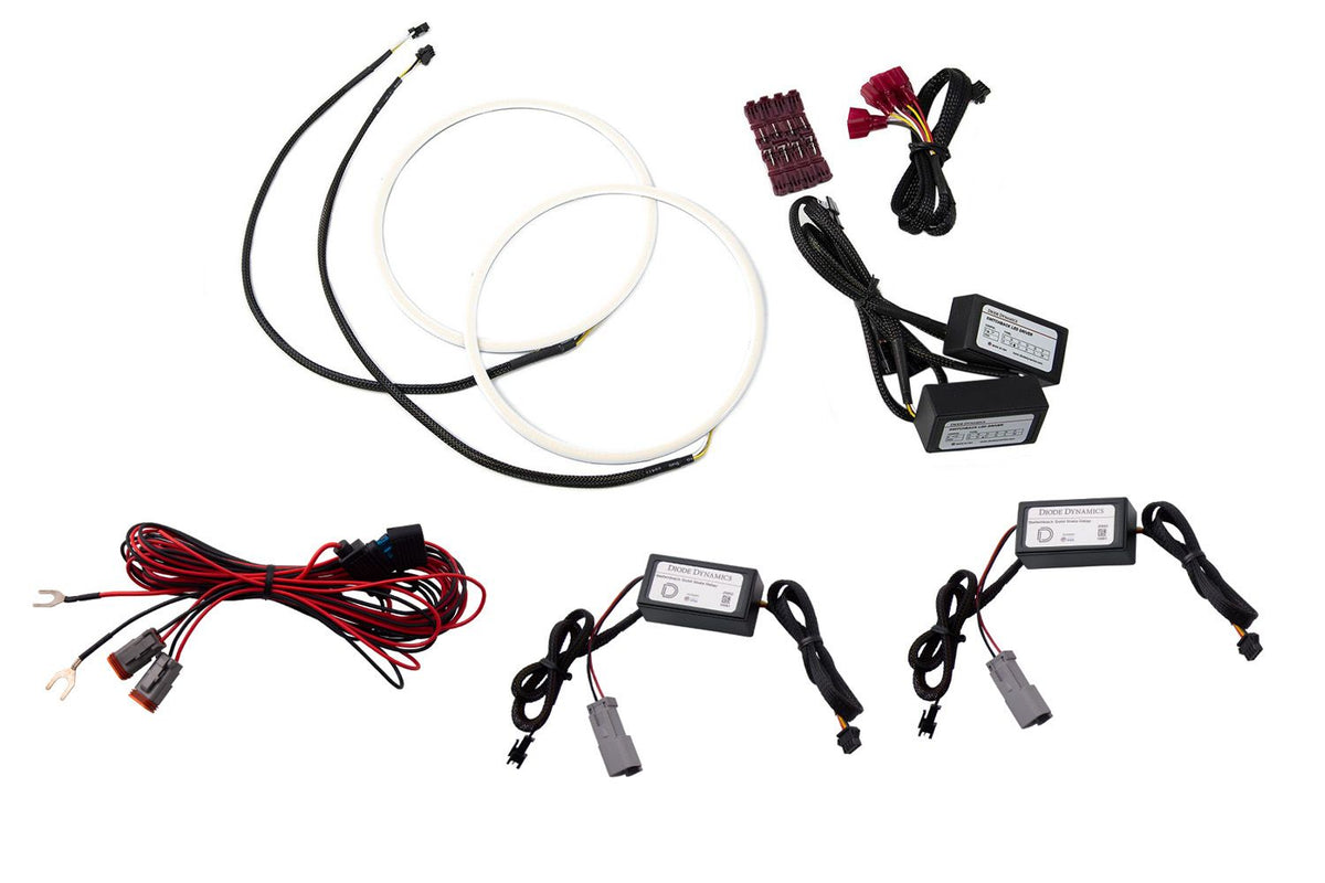 Diode Dynamics Halo Lights LED 185mm Switchback (Pair) - DD2241