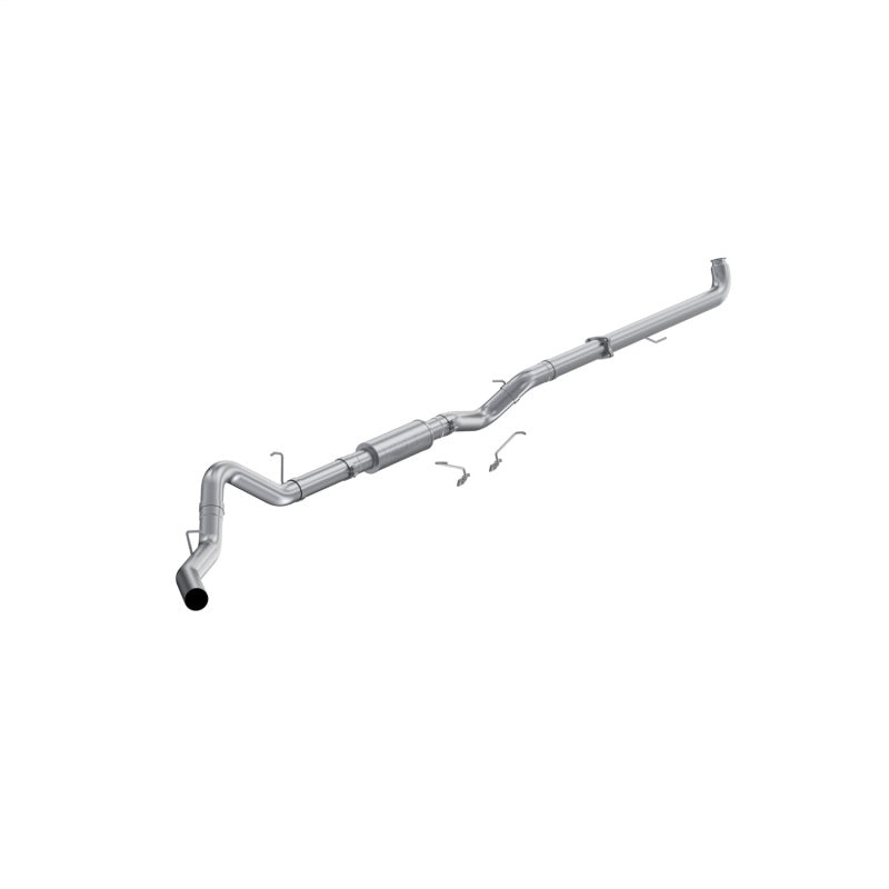 MBRP 01-04 Chevrolet 2500/3500 6.6L Duramax Aluminized Steel 4 Inch Downpipe Back Single Side Exit - S6005P