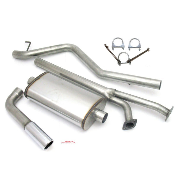 JBA 07-09 Toyota Tundra 4.7/5.7L 409SS Pass Side Single Exit Cat-Back Exhaust - 40-9003 for 2007-2009 Toyota Tundra - front v