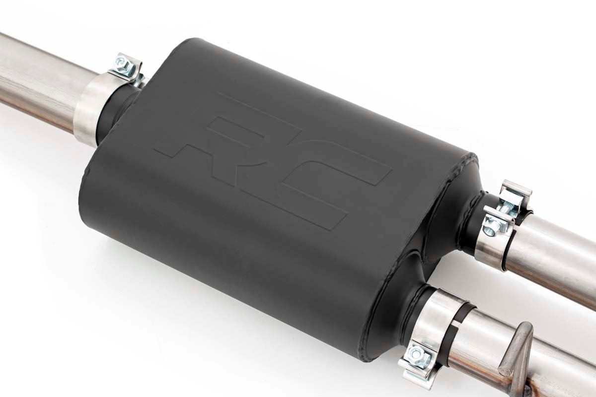 Rough Country - Performance Cat-Back Exhaust - 6.2L - 5'8" & 6'6" Bed - Chevy/GMC Sierra/Silverado 1500 (19-25) - 96014 for 2