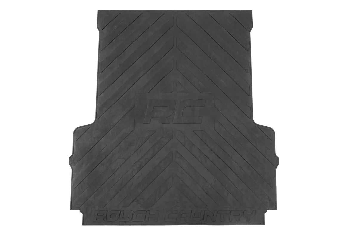 Rough Country - Bed Mat - 5' Bed - RC Logo - Jeep Gladiator JT 4WD (2020-2025) - RCM687 by Rough Country - installed view