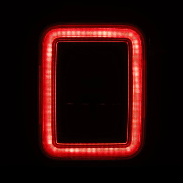 AlphaRex 19-24 Jeep Gladiator JT Nova-Series Prismatic LED Tail Lights - Alpha-Black - 602050