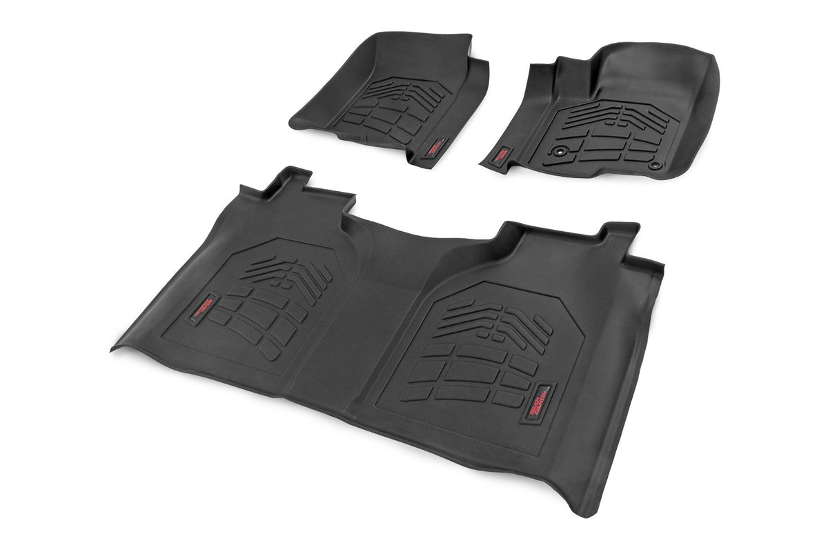 Sure-Fit Floor Mats | FR &amp; RR | FR Bucket | Crew | Chevy/GMC 1500/2500HD/3500HD (19-24)