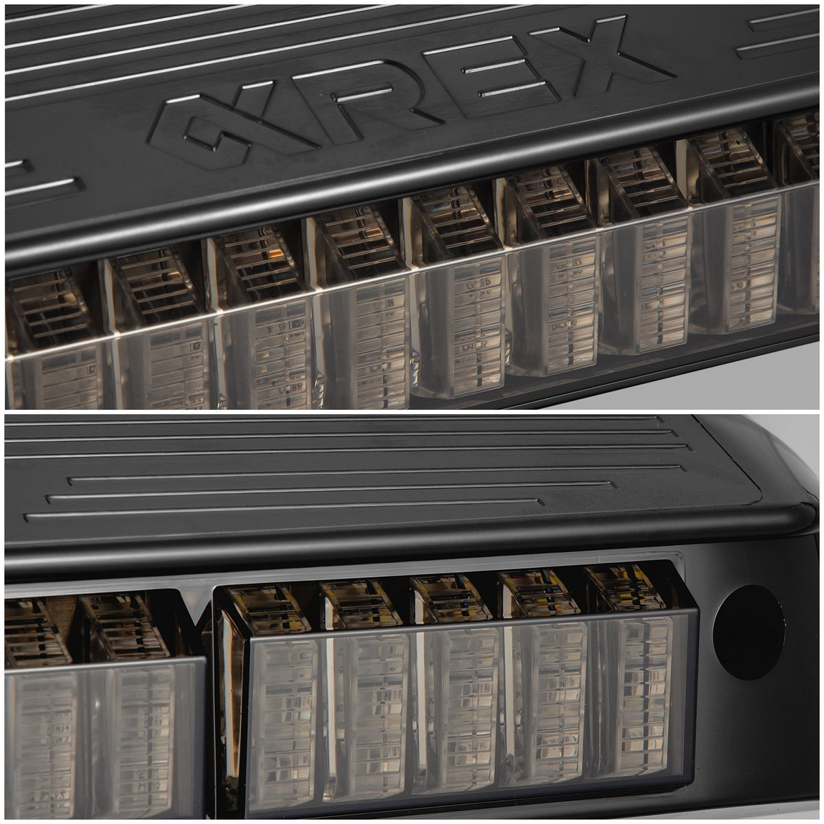 AlphaRex 19-26 Ram 1500 NOVA-Series Prismatic LED Third Brake Light - Alpha-Black - 220087 by AlphaRex - front view