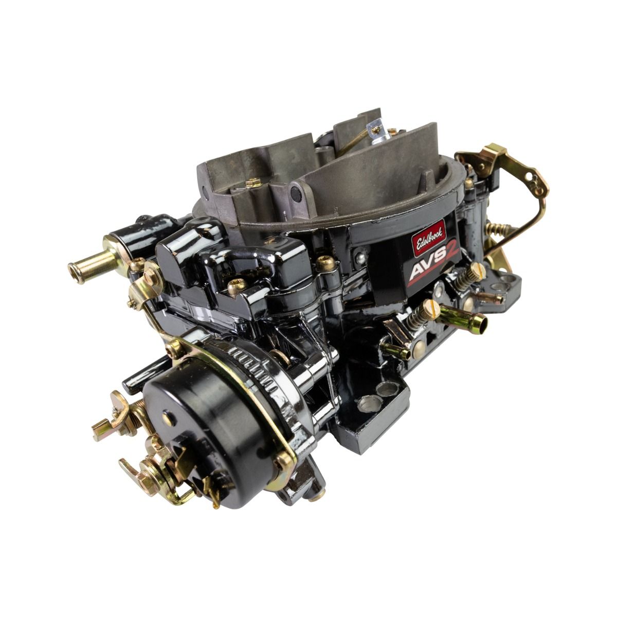 Edelbrock Carburetor AVS2 Series 650 CFM Electric Choke - Black Plasma Finish - 1906-BP