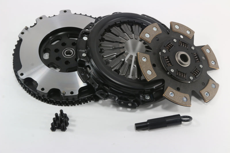 Competition Clutch 10-14 Genesis Turbo Stage 4 - 6 Pad Ceramic Clutch Kit w/Steel FW - 5096-1620