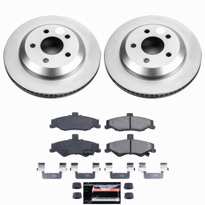 Power Stop 98-02 Chevrolet Camaro Rear Z23 Coated Brake Kit - CPK1568-23