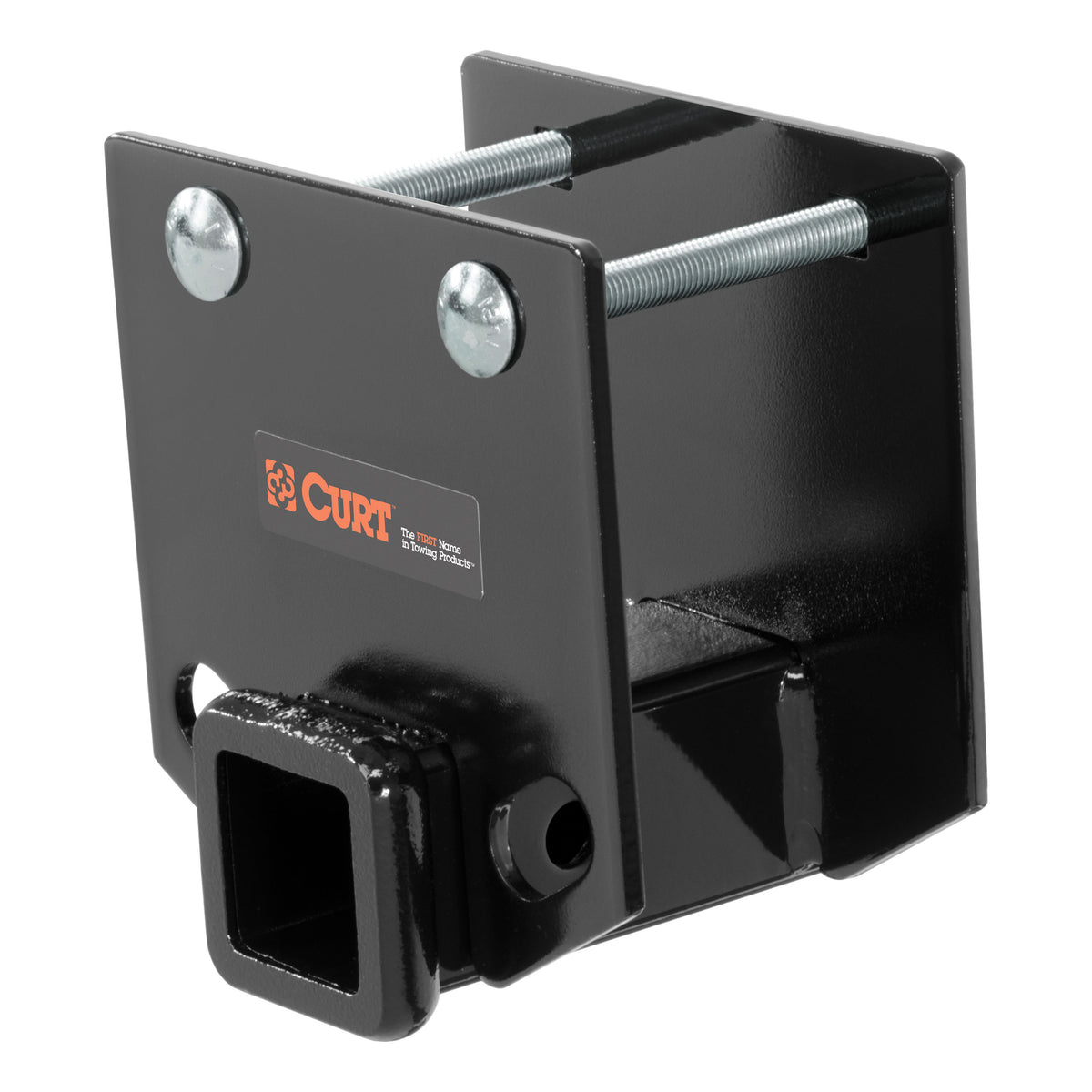 CURT 19100 Camper RV Bumper Hitch, Fits 4-Inch Beam, 2-In Receiver, 3,500 lbs