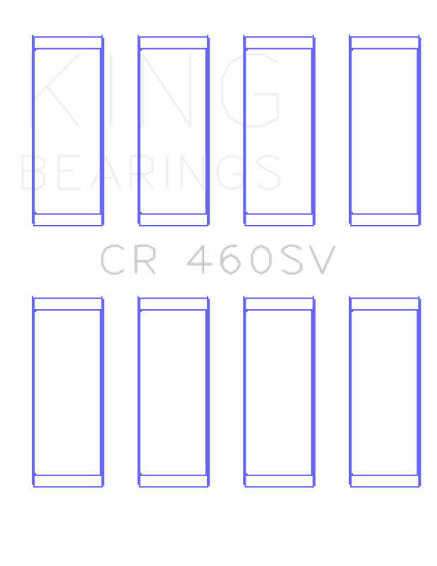 King Engine Bearings Audi/VW 1.9L/2.0L TDI Diesel Connecting Rod Bearings Set - Size +0.25mm - CR460SV0.25