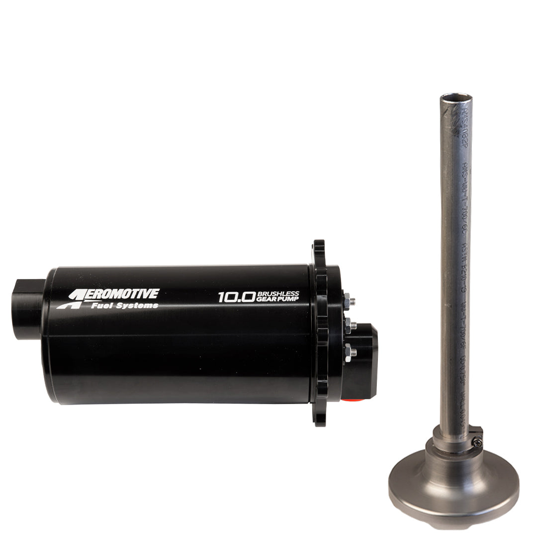 Aeromotive Brushless Spur Gear In-Tank (90 Degree) Fuel Pump w/TVS Controller - 10gpm - 19005