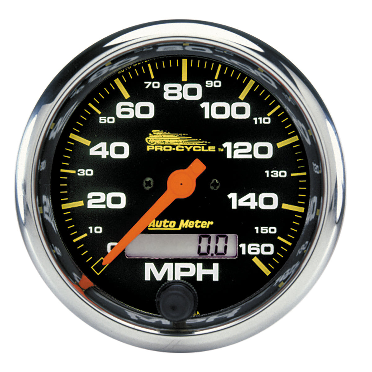 Autometer Pro-Cycle Gauge Speedo 3 3/4in 160 Mph Elec Black - 19354
