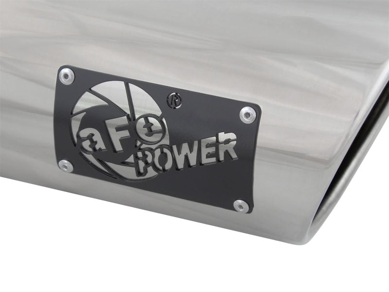 aFe Diesel Exhaust Tip Bolt On Polished 4in Inlex x 5in Outlet x 15in - 49T40501-P15